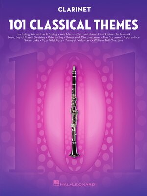 cover image of 101 Classical Themes for Clarinet